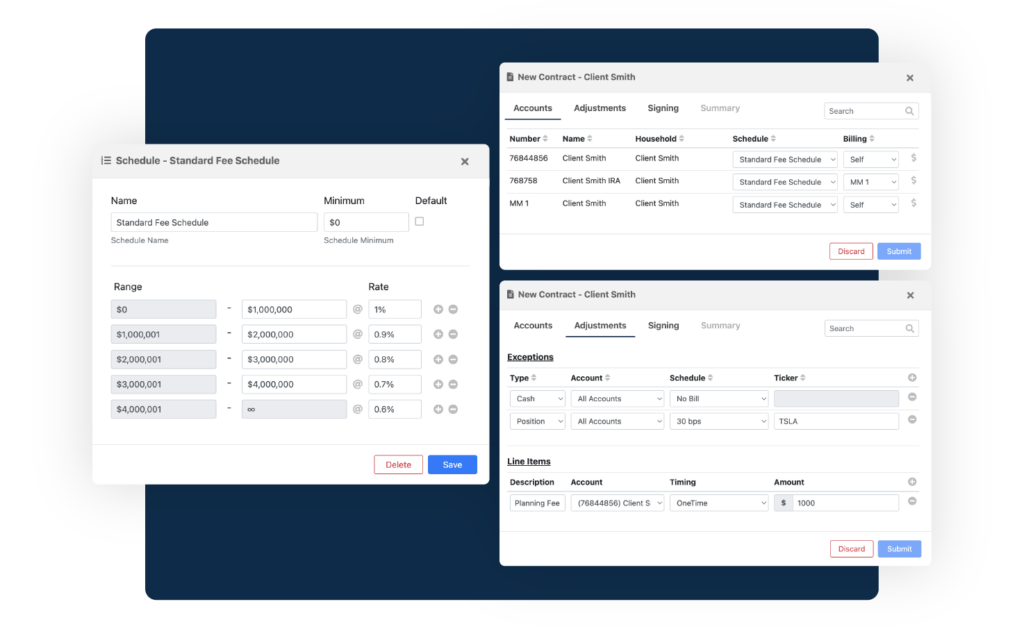 Fee Schedule Management