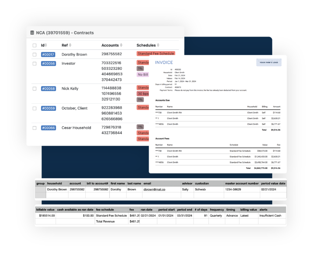 Bulk Billing and Client Reporting