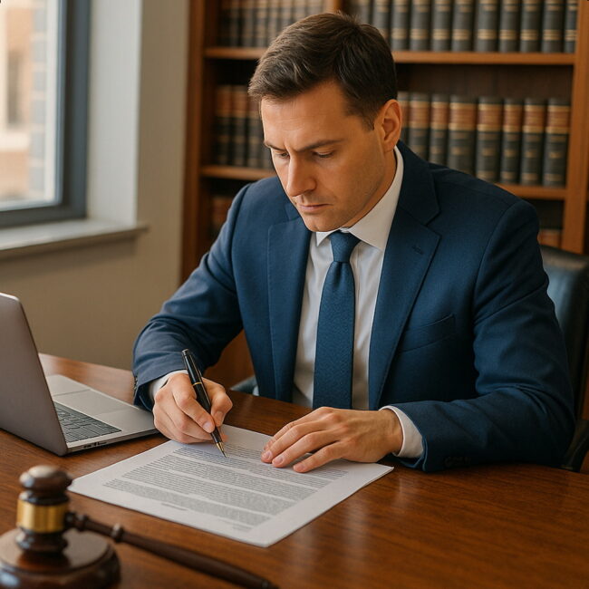 Who needs to sign the document